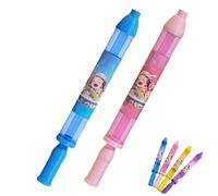 Firework Water Gun, Romantic Fireworks Style Water Spray Toy for Couples, High Pressure Pull-Out Sprinkler Spray Toys for Bathing, Pool, Party Entertainment (2Pcs A)