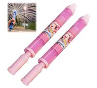 Firework Water Gun, spruzzatore ad acqua per fuochi d'artificio, giocattolo a spruzzo ad alta pressione, divertente pistola a spruzzo con effetto fuochi d'artificio per feste in bagno (Lightpink*2)