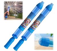Firework Water Gun, spruzzatore ad alta pressione per fuochi d'artificio, divertente pistola a spruzzo con effetto fuochi d'artificio per feste in bagno (blu*2)