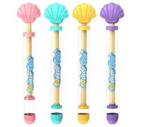Firework Water Squirter, 2/4pieces Romantic Firework Water Squirter High Pressure Pull-Out Water Soaker Toys, Firework Style Water Spray Toy for Kids for Bathing, Pool, Party,Outdoor Game