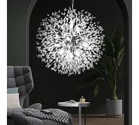 Fireworks Crystal Chandelier Dandel Ceiling Fixture Living Room Kitchen Island Light Long 36.2" Gold