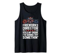 Fireworks Director Funny Hold My Drink 4 luglio Canotta