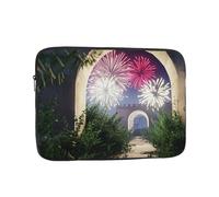 Fireworks Inside The Arch - Custodia antiurto per computer portatile, sottile, leggera, portatile, da viaggio per 10"