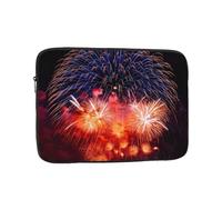 Fireworks Sky Pattern - Borsa per computer portatile da 13 pollici, custodia protettiva interna, portatile e adatta per viaggi d'affari o viaggi