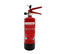 Firexo Estintore (2 Liter) - Fire Extinguisher Per Casa, Auto, Cucina, Camper, Lavoro, Ristorante, Barca, Camino - Estintore a Polvere per Tutte Le Classi Di Fuoco