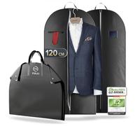 FiRiO 2 x Borsa Porta Abiti da Viaggio Pieghevole di Alta Qualità - FINO AL 50% PIU SPESSO MATERIALE - Custodie per Abiti & Camicia - Porta Vestiti da Viaggio e da Riporre per Uomo e Donna - 120x60cm