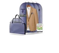 FiRiO 3 x Borsa Porta Abiti da Viaggio Pieghevole di Alta Qualità - FINO AL 50% PIU SPESSO MATERIALE - Custodie per Abiti & Camicia - Porta Vestiti da Viaggio e da Riporre per Uomo e Donna - 100x60cm