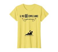 Firma Il Mio 60° Compleanno, Idea per 60 Anni, Sessantenne Maglietta, Donna, Limone, 3XL