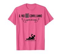 Firma Il Mio 60° Compleanno, Idea per 60 Anni, Sessantenne Maglietta, Uomo, Rosa mélange, 3XL