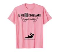 Firma Il Mio 60° Compleanno, Idea per 60 Anni, Sessantenne Maglietta, Uomo, Rosa, S