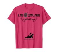 Firma Il Mio 60° Compleanno, Idea per 60 Anni, Sessantenne Maglietta, Uomo, Rosso mélange, XL