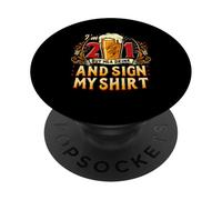 Firma «I'm 21 Buy Me A Drink» My Shirt 21th Birthday Beer Party PopSockets PopGrip Adesivo