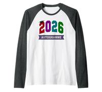 Firma la mia i Tedesco ULTIMO Giorno di Scuola Autografi Maglia con Maniche Raglan