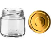Firmadigaranzia srl 36 vasetti vetro PICCOLI per monodose miele confetture marmellata bomboniere segnaposto 40 ml con tappo twist-off