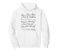 Firme del compositore Dvorak Mahler Mozart Bach Felpa con Cappuccio