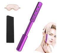 Firming Face Sculptor, Massage Roller with Germanium Stones, Facial Massage Roller for Massaging, Reshaping, Firming Skin (Lila)