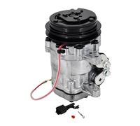 Firmusparts Compressore A/C da 12 V KHR3536 4615804 0296712931 22L-979-2200 22L-979-2211 compatibile con John Deere 27D 35D compatibile con escavatore Hitachi ZX27U-2 compatibile con Komatsu PC27MR-3