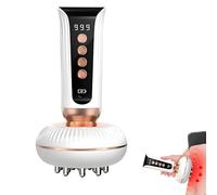 Firmyera - Massaggiatore per gambe 4 in 1, per drenaggio linfatico, 20 livelli di vibrazione, voce intelligente, con luce, calore e vibrazione, dispositivo ricaricabile per terapia della luce a LED