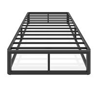 Firpeesy Gambe angolari rotonde e anti piegamento 25,4 cm, struttura per letto matrimoniale XL in metallo pesante 1587,6 kg, struttura di supporto per doghe in acciaio pesante, senza bisogno di molle