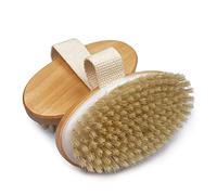 Firschoie 2 Pezzi Spazzola per il corpo, Spazzola da massaggio, Spazzola per Pelle per rimuovere pelle morta, Usato per migliorare circolazione sanguigna, regolare funzione linfatica contro cellulite