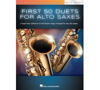 First 50 Duets for Two Alto Saxophones.: Easy Instrumental Duets