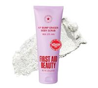 First Aid Beauty FAB, KP Bump eraser, Scrub corpo esfoliante con 10% AHA (226 g), per pelli associate alla cheratosi pilare e sensibili, elimina ed esfolia mista a grassa