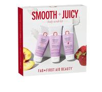 First Aid Beauty Smooth and Juicy Scrub Kit - Set da 3 Scrub Corpo KP in Formato Travel Size che Esfoliano per una Pelle Visibilmente più Liscia, Sana e Radiosa - Confezione da 3