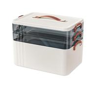 First Aid Box - Medicine Box Organizzatore | Caso Di Stoccaggio Domestico Multilivello Per La Medicina, Chiari Di Sicurezza Domestica, Contenitore Di Strumenti Per Il Campeggio, Uso Domes