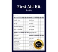 First Aid Kit Checklist: Simple Emergency Supply Inspection Journal to Track Quantity Expiration Dates Restocking Safety Checks and Emergency Supplies for Home Office Travel School and Workplace