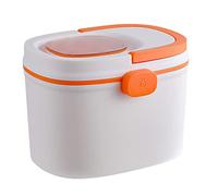 First Aid Kit Medicine Box Household Extra Large Medicine Storage Box Medical Box Complete Emergency Large-Capacity Family Storage Medicine Box(Only Empty Box) (Orange 21 * 15 * 16cm)