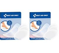 First Aid Only Idrogel Cerotti per vesciche 6 pezzi | cerotti ovali 43 x 68 mm, trasparenti e idrorepellenti | proteggono, raffreddano e favoriscono la guarigione | P-10070 (Confezione da 2)