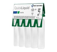 First Aid Only Soluzione per il lavaggio oculare QuickLiquid (5 x 20 ml) | Soluzione salina sterile allo 0,9% come doccia oculare di emergenza | P-44009 00