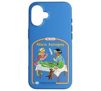First Alien Autopsy Sarcastic Retro Funny Adult Humor Custodia per iPhone 16