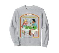 First Alien Autopsy Sarcastic Retro Funny Adult Humor Felpa