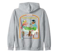 First Alien Autopsy Sarcastic Retro Funny Adult Humor Felpa con Cappuccio