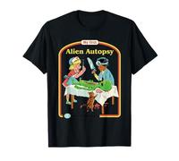 First Alien Autopsy Sarcastic Retro Funny Adult Humor Maglietta