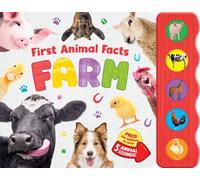 First Animal Facts: Farm-5 Button Animal Sounds Book