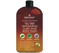 First Botany Gel doccia completamente naturale, combatte il cattivo odore corporeo, il piede d'atleta, la tibia inguinale, la forfora, l'acne ed eczema. Gel doccia per donne e uomini, detergente per