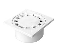 First Chiusino di Scarico sifonato in PP 15x15cm, Multicolore, Standard