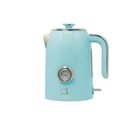 FIRST CLASS BOLLITORE Azzurro Stile Vintage con Corpo in Acciaio