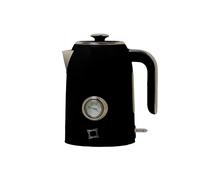 FIRST CLASS BOLLITORE Nero Stile Vintage con Corpo in Acciaio