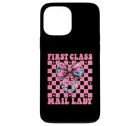 First Class Mail Lady Postal Worker Mail Carrier Ragazza Mamma Custodia per iPhone 13 Pro Max