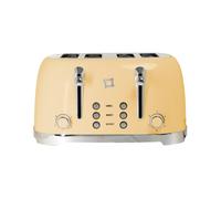 FIRST CLASS TOSTAPANE Crema doppio Stile Vintage con Corpo in Acciaio