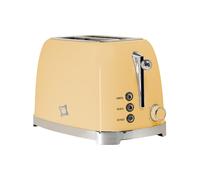 FIRST CLASS TOSTAPANE Crema singolo Stile Vintage con Corpo in Acciaio