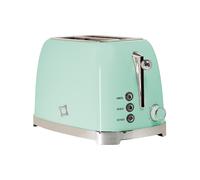 FIRST CLASS TOSTAPANE Verde singolo Stile Vintage con Corpo in Acciaio