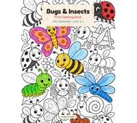 First Coloring Book Bugs and Insects