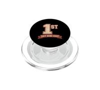 First Day Success Vintage Collegiate Style PopSockets PopGrip per MagSafe