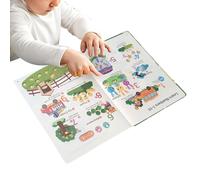 First English Words Book, Interactive Talking Educational Device, 7.8x10.55 inches Learn English Vocabulary with Audio, Fun Learning Tool for Toddler, Preschool Boys and Girls