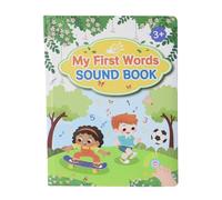 First English Words Book Sound, Interactive Talking Educational Book for , Learning Vocabulary Device with Buttons Audio Kids, Preschool Boys and Girls Language Development