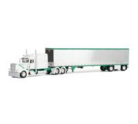 First Gear DCP 1/64 Peterbilt 389 Mid-Roof Sleeper Semi Truck con rimorchio Utility 60-2192 da 50 piedi